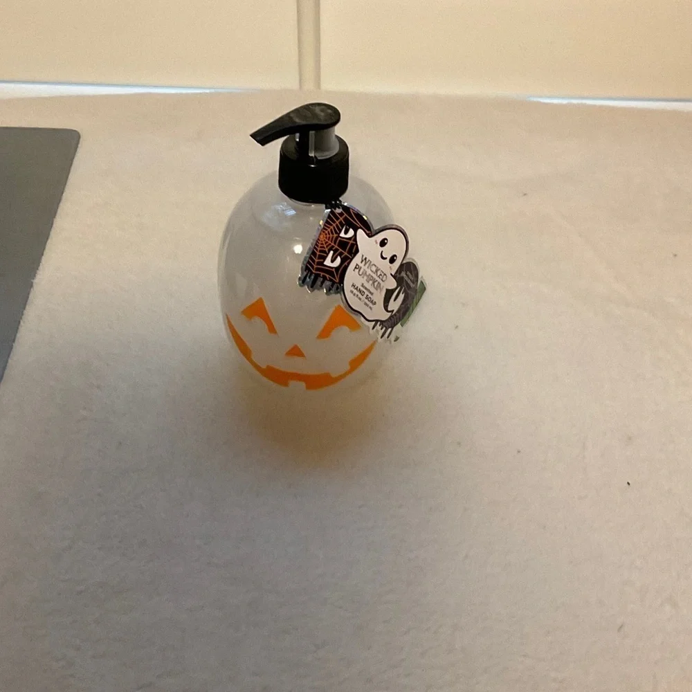 Pumpkin Soap Dispenser - Orange